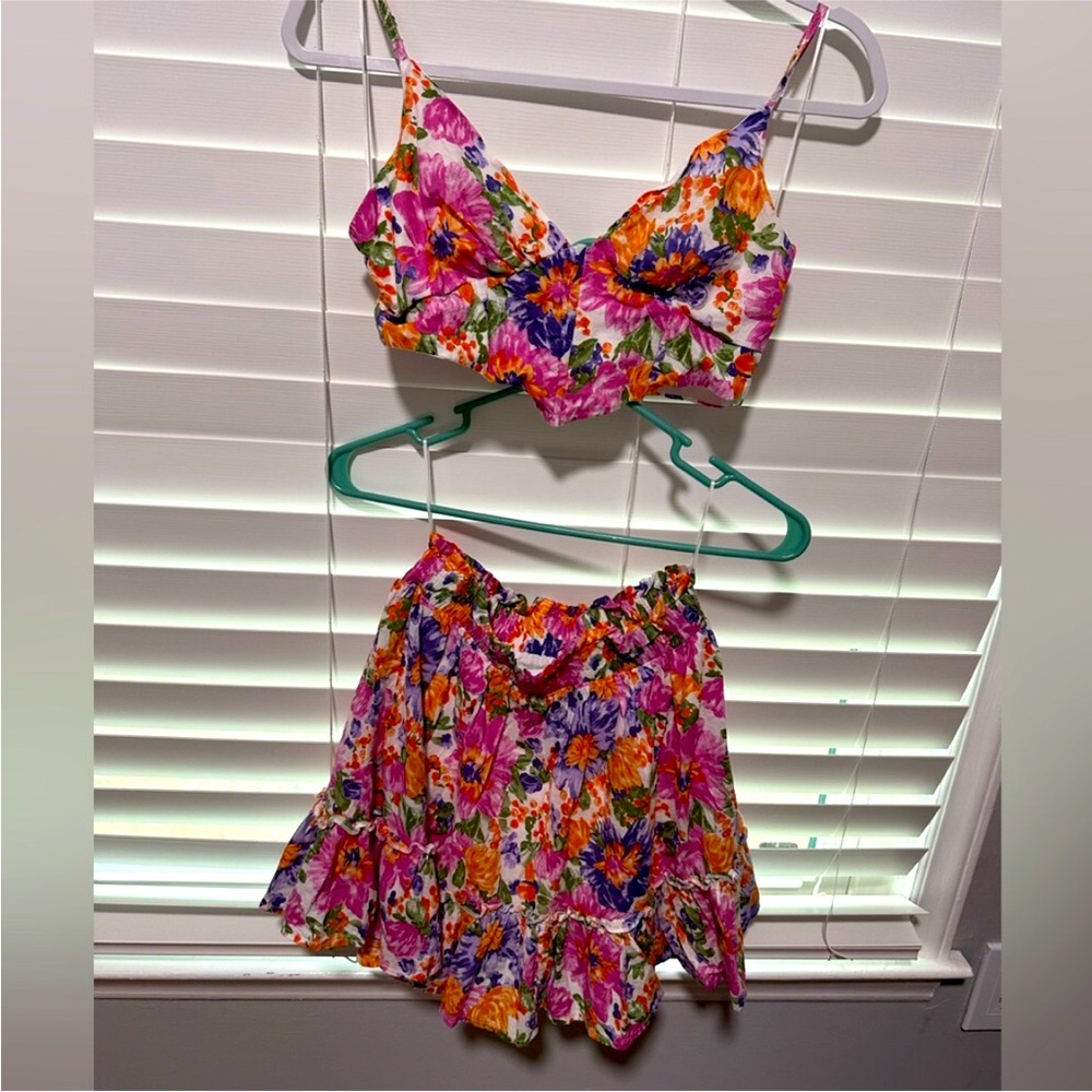 Hello Molly Floral Skirt Set